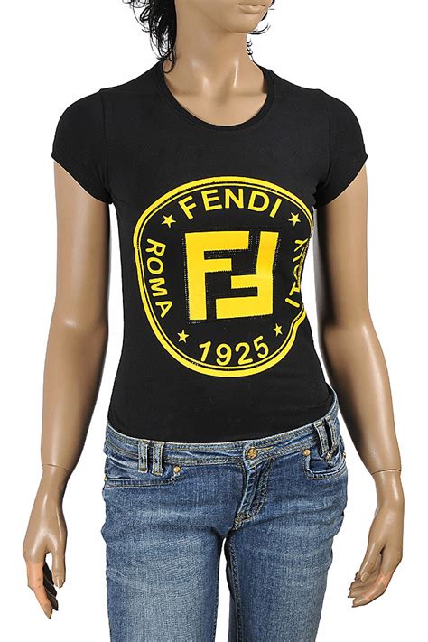 women's fendi t shirt|cheap fendi shirts for women.